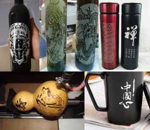 武汉江岸区酒瓶葫芦工艺品激光雕刻机